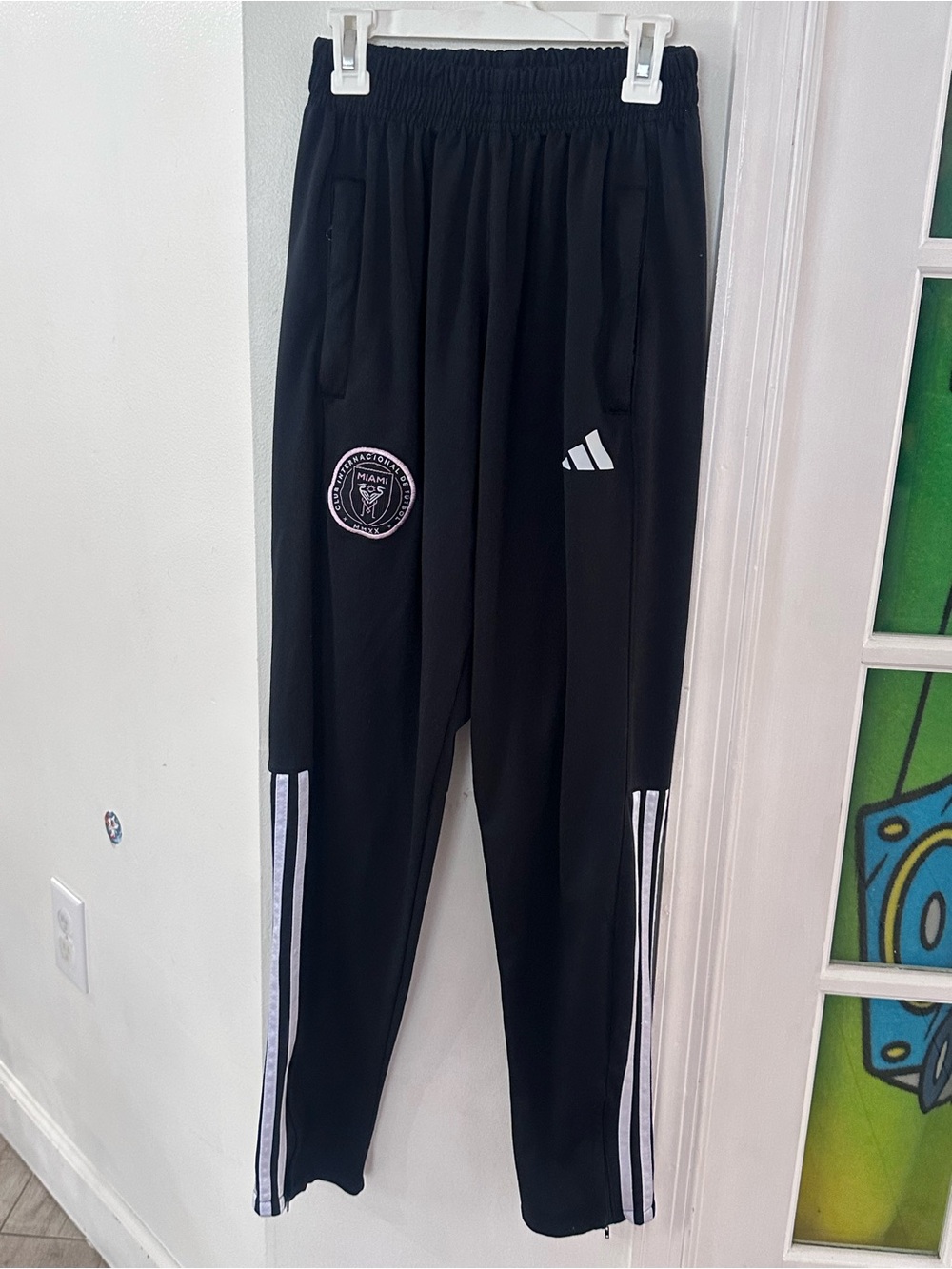 Inter miami adidas Black Soccer Track Pants adidas